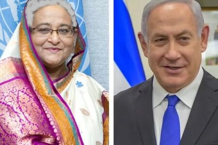 সরাসরি তেলআবিব থেকে আসা যুক্তরাষ্ট্র ভিত্তিক বিমান দুটির দেশের মাটিতে অবতরণ, অবৈধ ইহুদী রাষ্ট্রের সাথে সম্পর্ক স্বাভাবিক করার একটি মাইলফলক – এর মাধ্যমে হাসিনা সরকার ইসলাম ও মুসলিমদের সাথে তার বিশ্বাসঘাতকতার শেষ লজ্জাবরণটি উন্মোচন করল